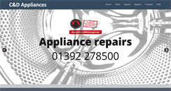 Desktop Screenshot of cdappliances.com